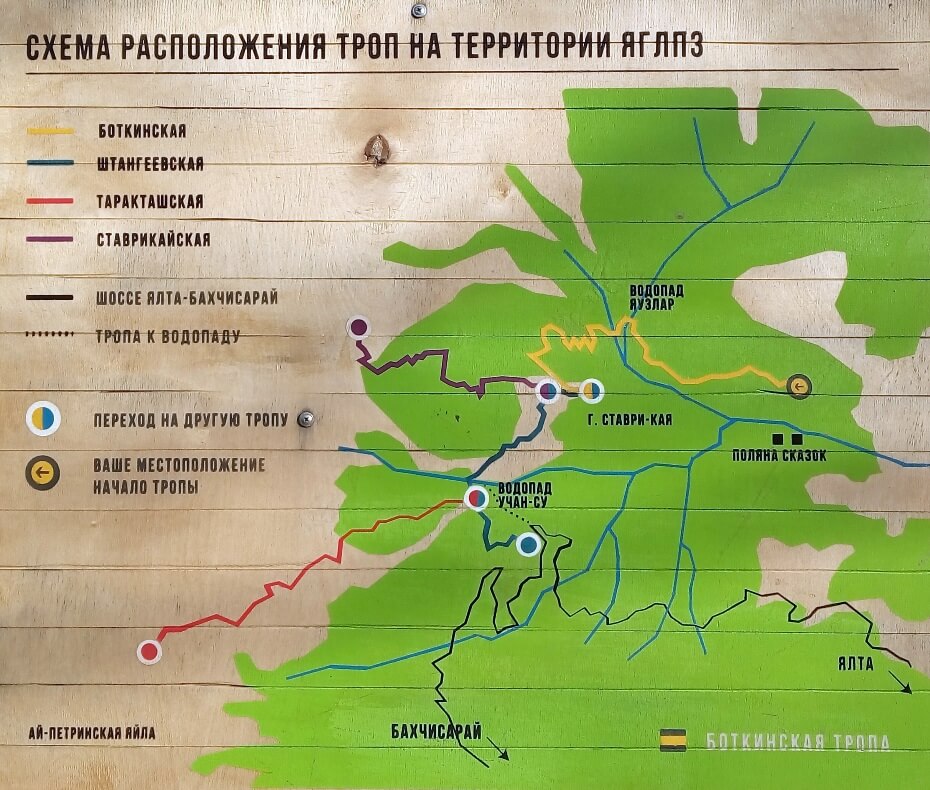 Тропы Ялтинского заповедника