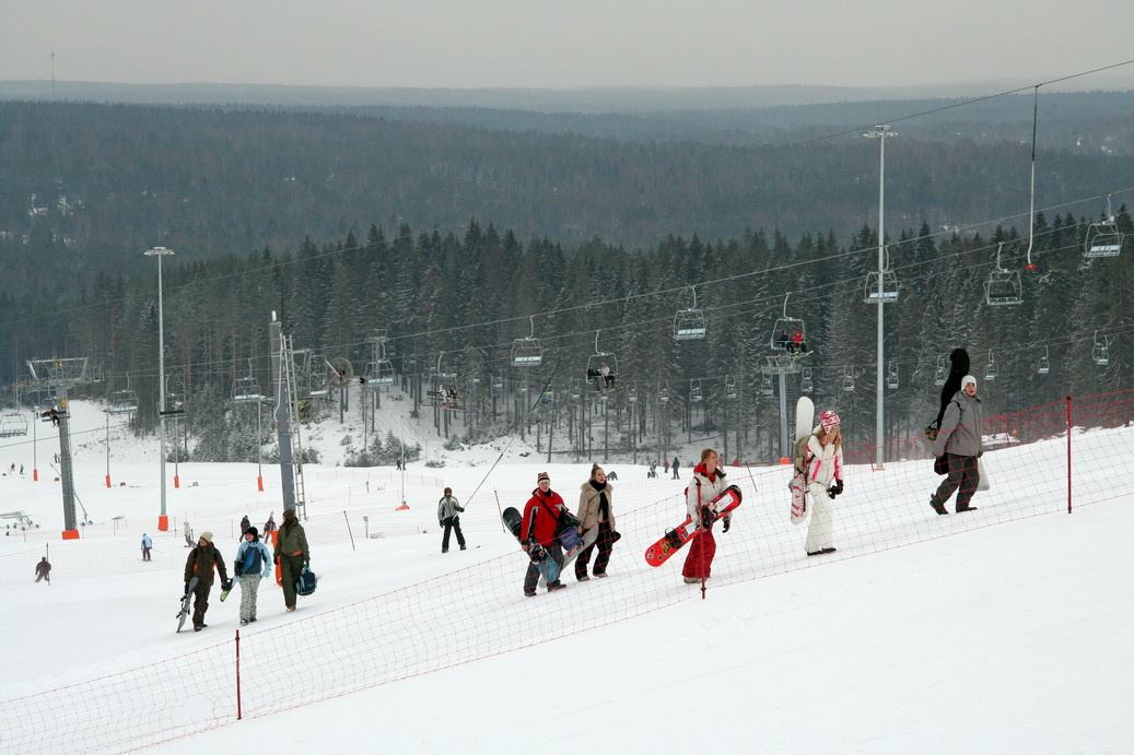 В окрестностях Екатеринбурга действуют пять горнолыжных центров