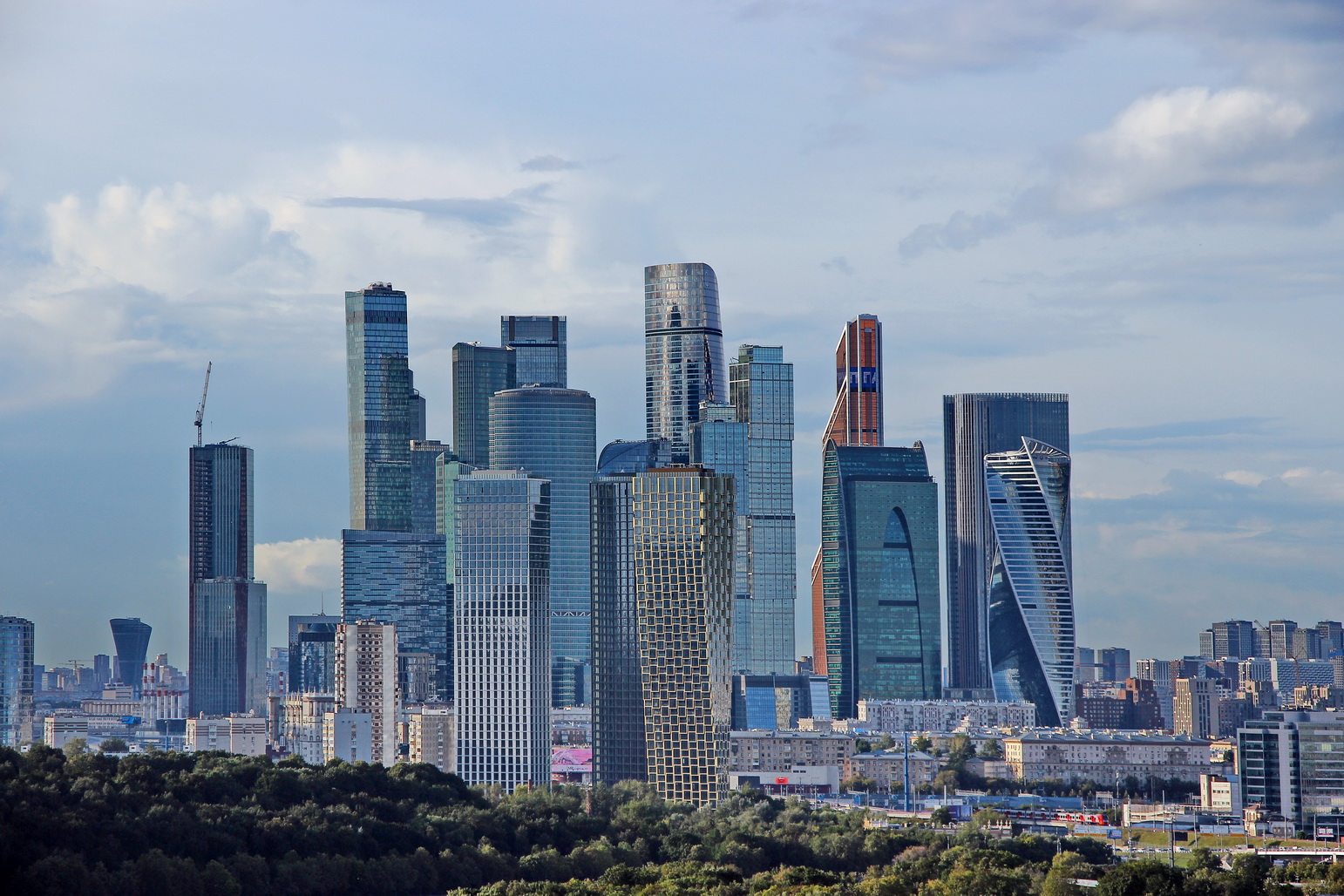 Вид на «Москва-Сити»