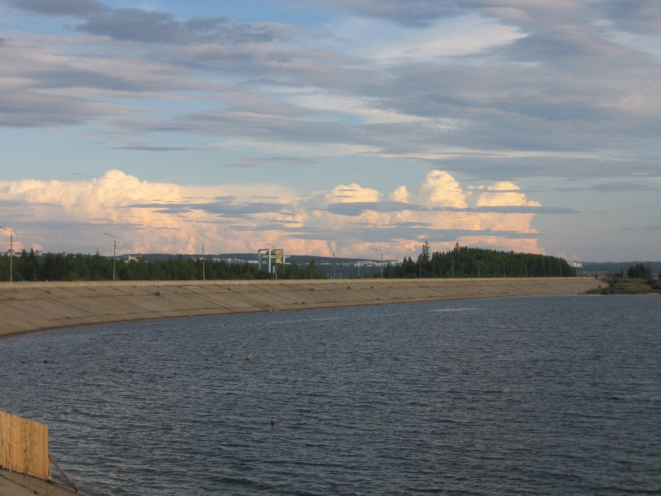 Усть-Илимское водохранилище и ГЭС