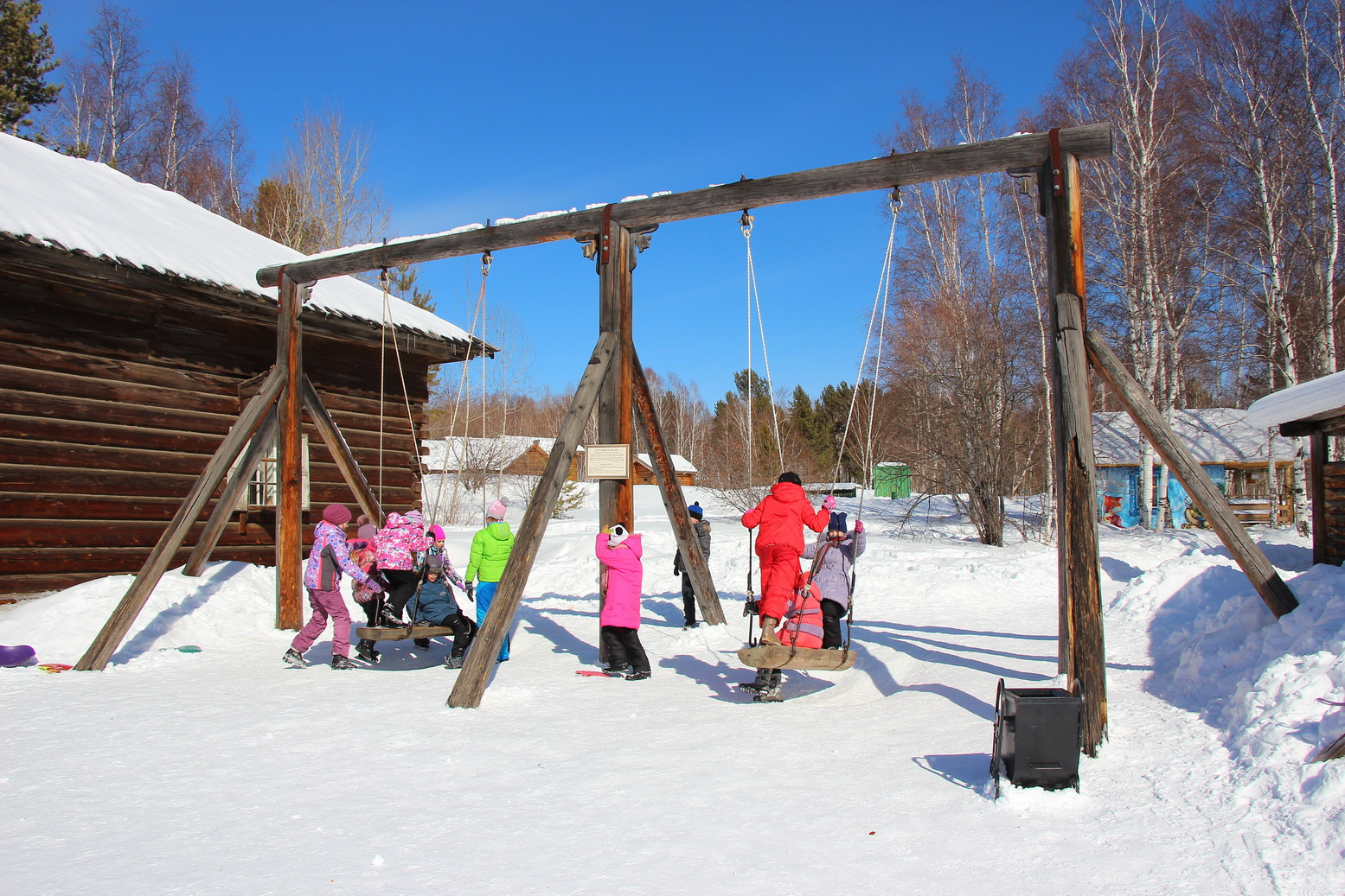 «Тальцы» зимой — это настоящая сказка