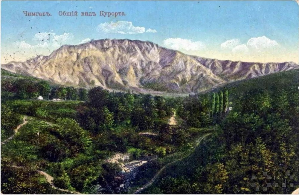 Так Чимганский курорт выглядел в 1910 году