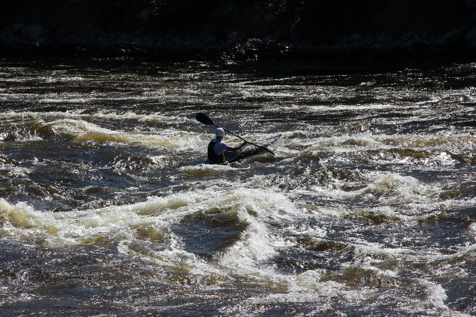 В низовьях река вполне годится для спортивных сплавов