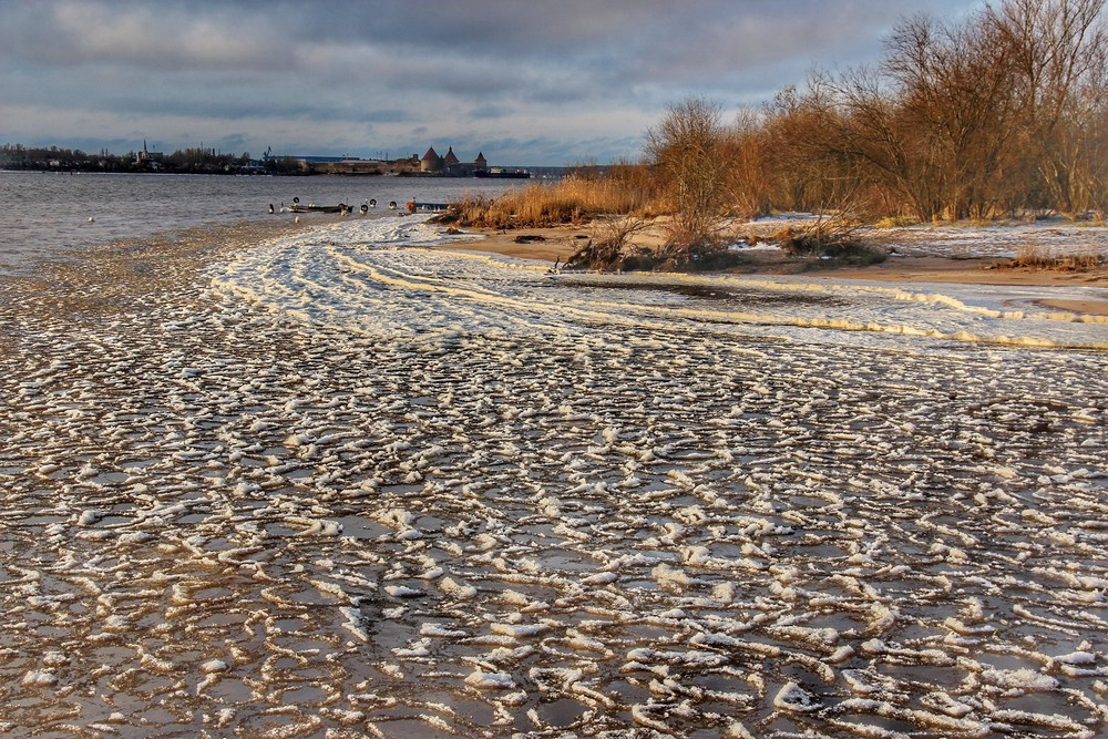 Зимнее побережье Ладоги возле Поселка им.Морозова