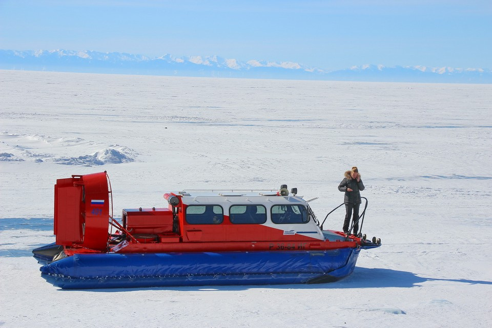 Хивус — зимний транспорт на Байкале