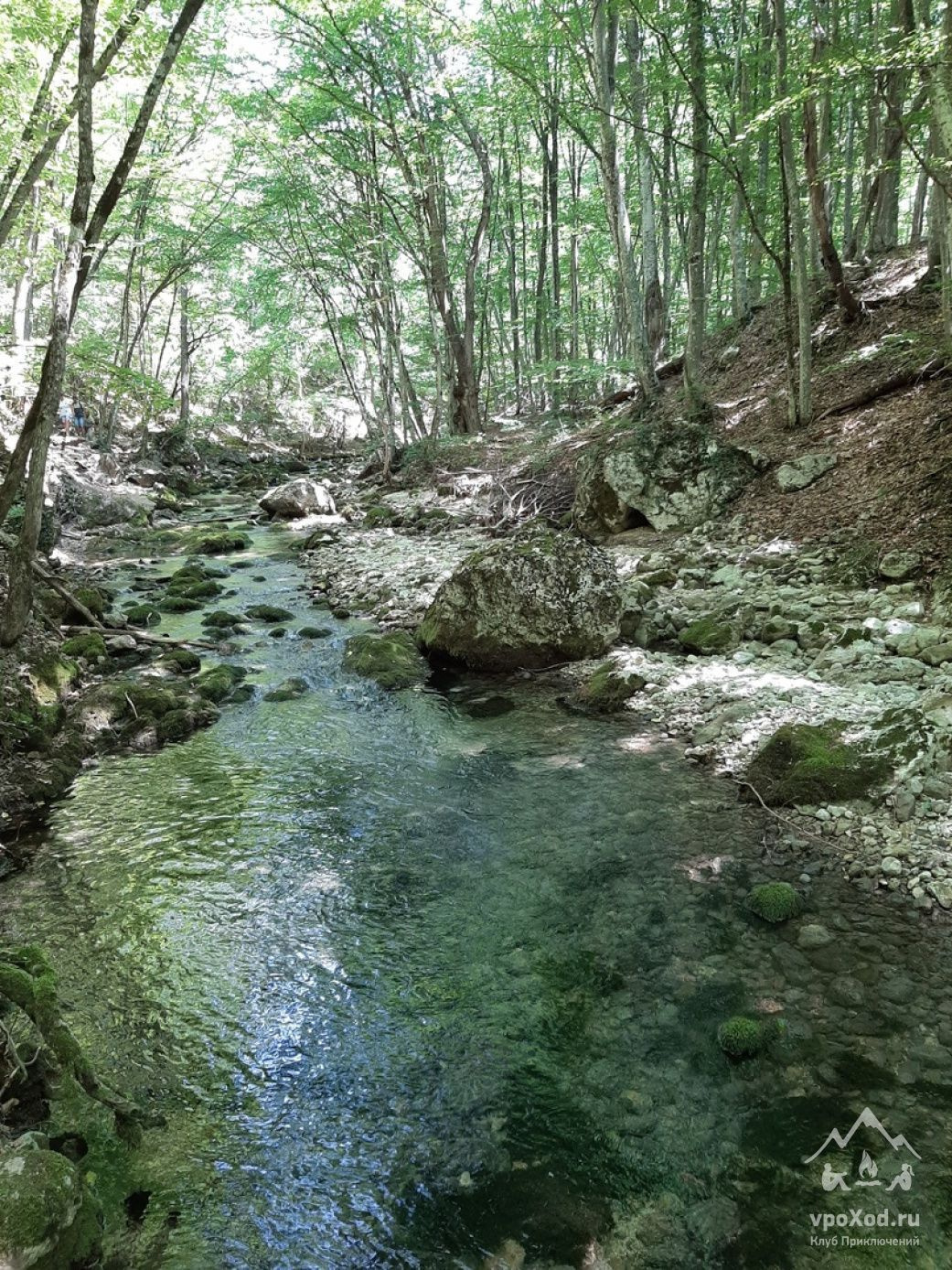 Даже жарким летом в каньоне царит прохлада