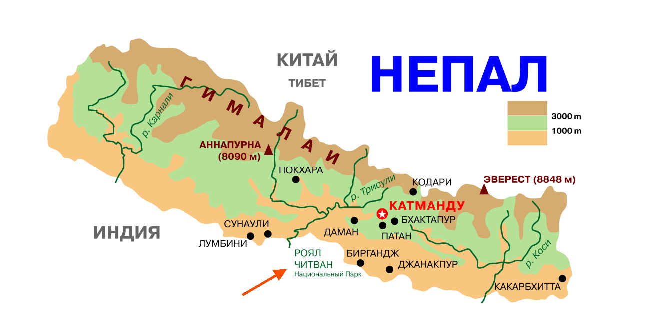 Читван находится здесь