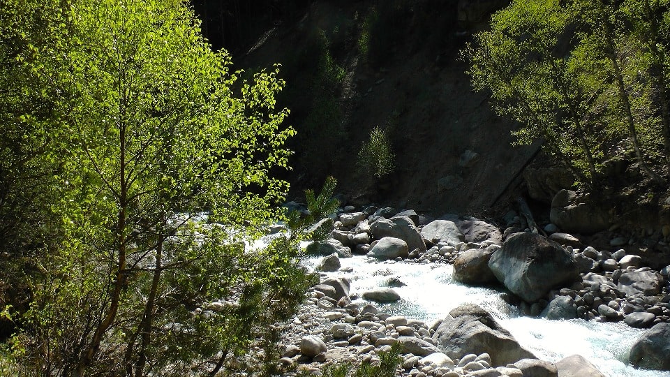 В дигорских реках вода ледяная даже в разгар лета