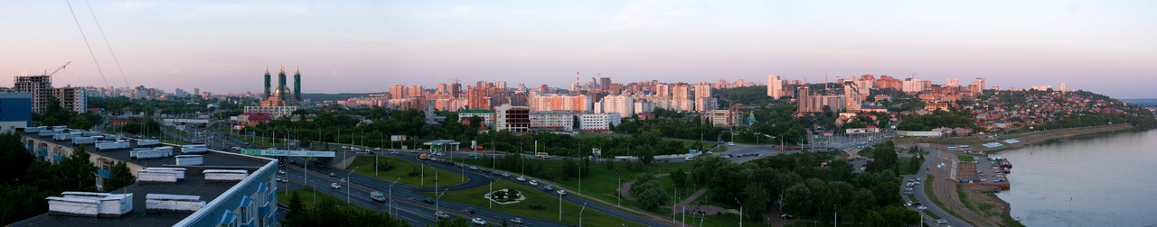 Панорама Уфы