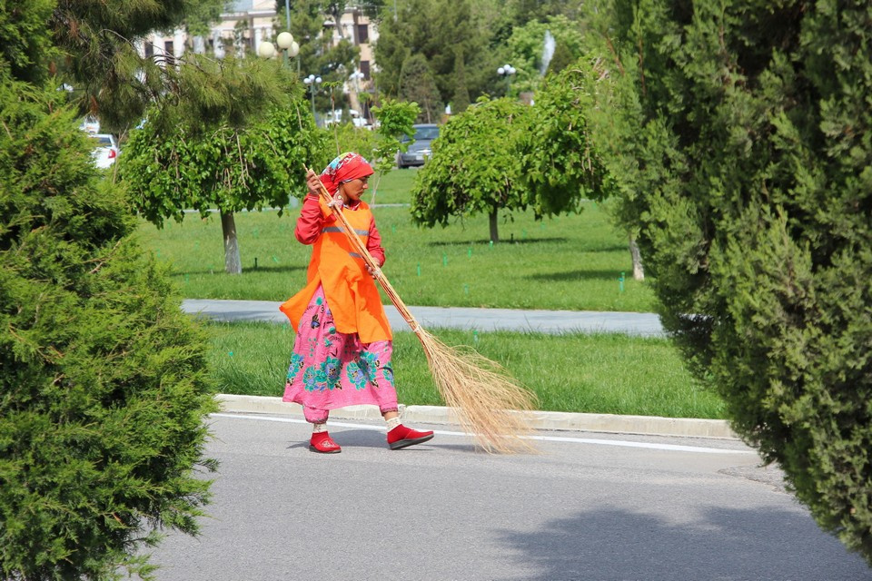 В городе царит чистота