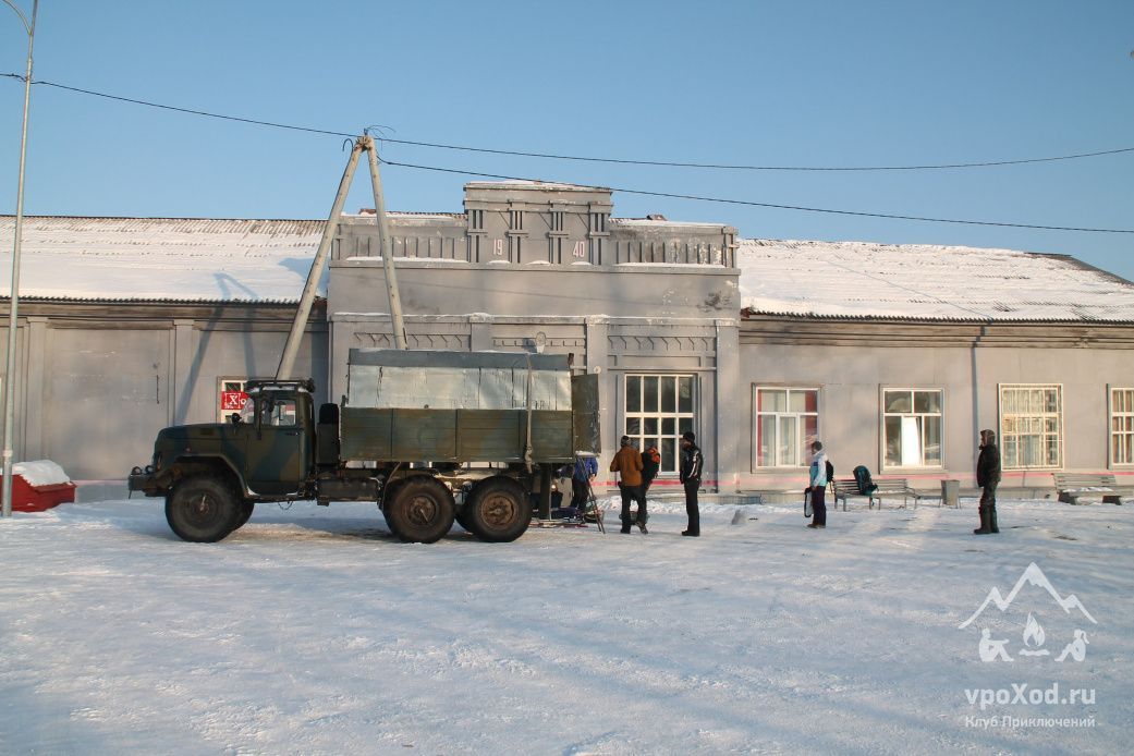 До стартовой точки заброску осуществляют на внедорожнике