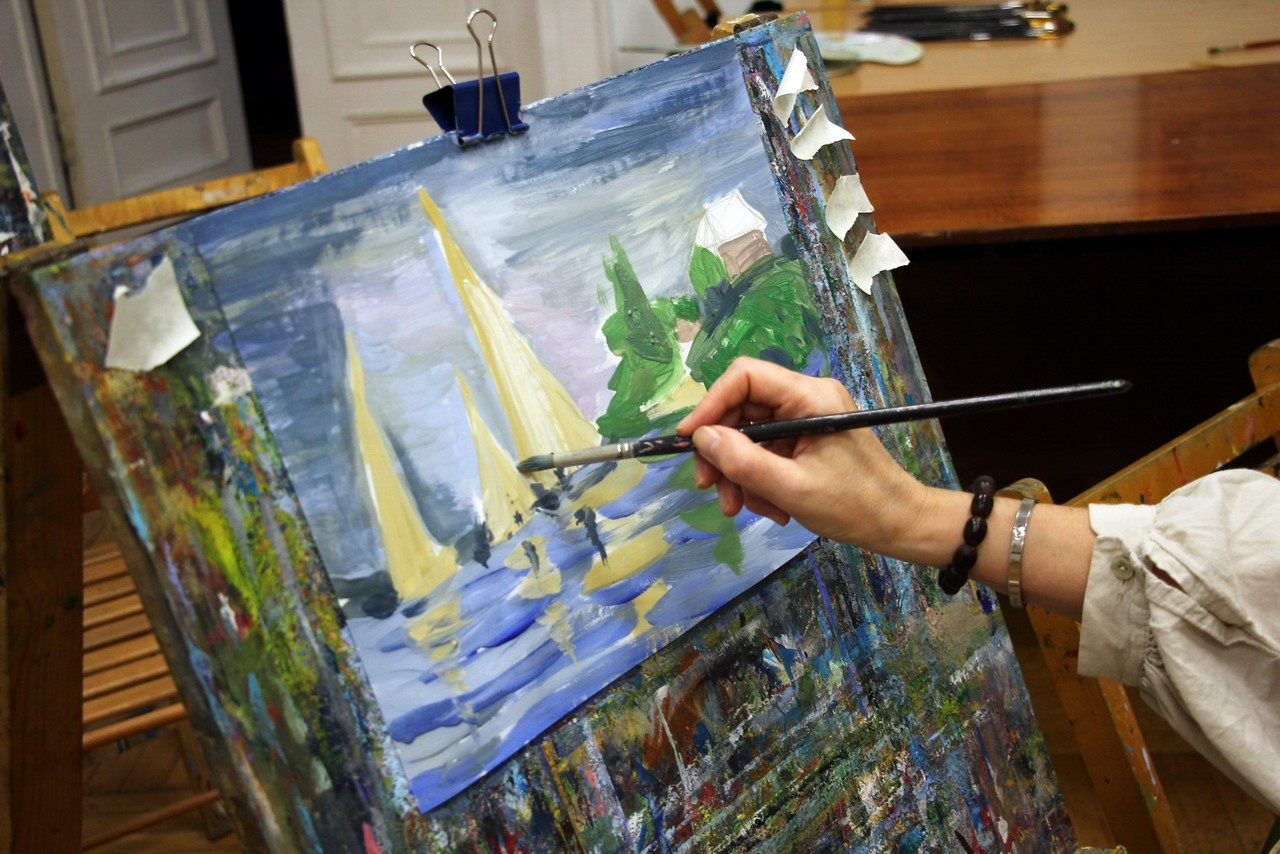 В «Арт-квадрате» действует студия рисования