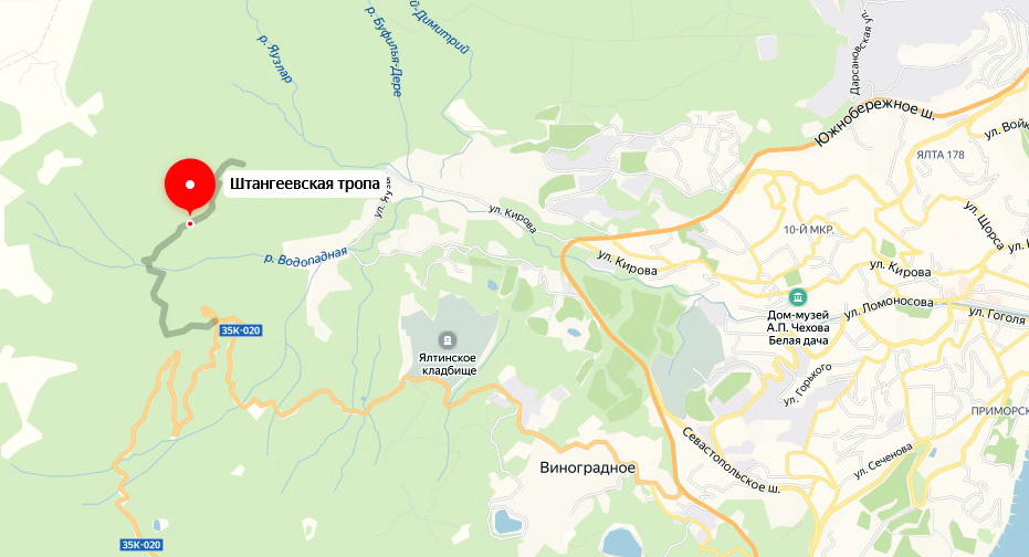 Штангеевская тропа находится здесь