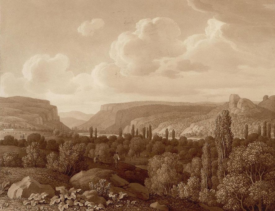 Бельбекская долина, 1804 год. Картина Карла фон Кюгельгена