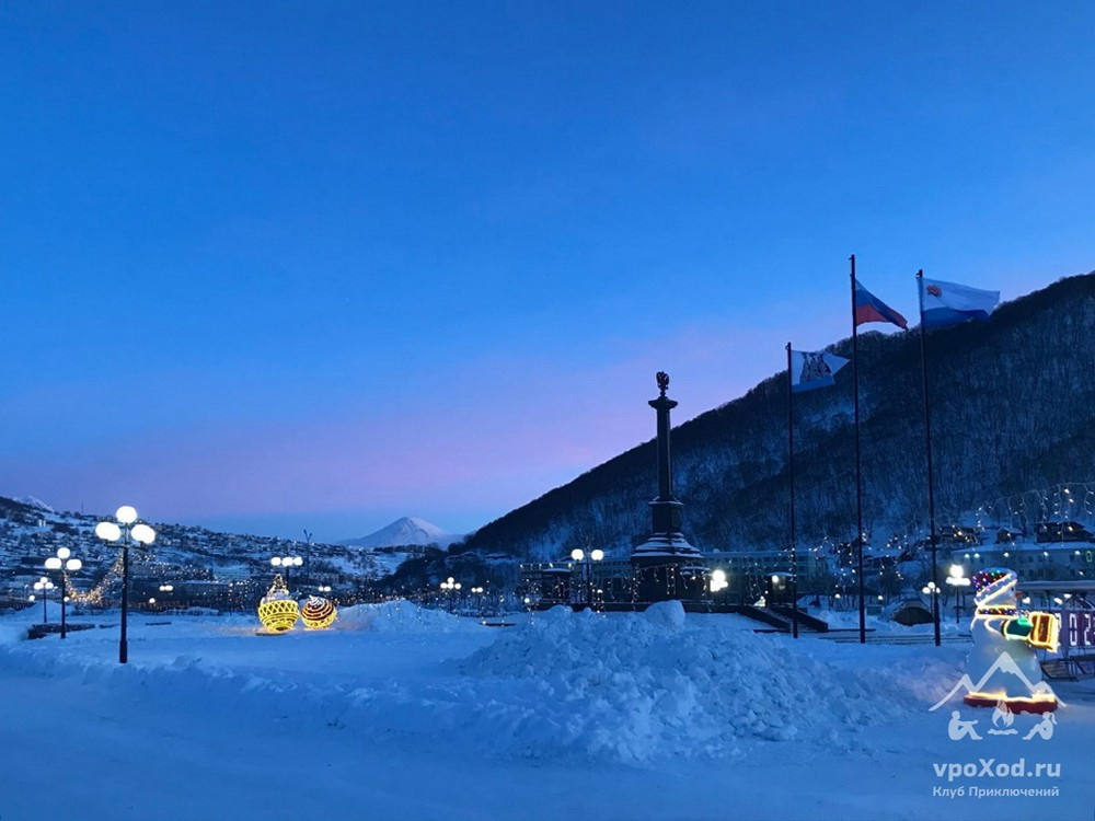 Площадь Ленина в зимних интерьерах