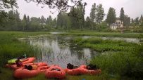 Сплав по реке Оредеж на пакрафтах