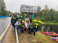 Сплав по реке Тихая с выходом в Ладогу