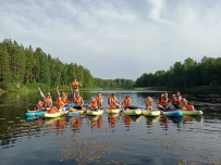 Водное ассорти с детьми: на лодках, байдарках, сапах