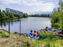 Сплав по реке Поньгома