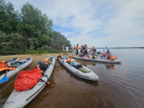 Поход на байдарках по Московскому морю