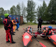 Тренировка по спасработам для водников в Лосево
