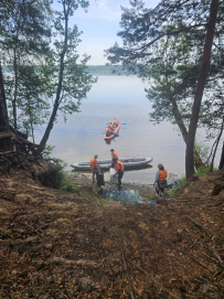 Поход на байдарках по Московскому морю