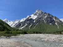 Горный лагерь в Чегемском ущелье (Кабардино-Балкария)