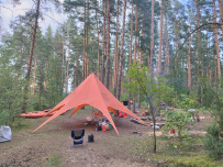 Сплав с баней по реке Клязьма
