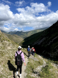 Горный лагерь в Чегемском ущелье (Кабардино-Балкария)