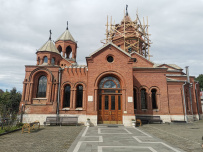 Горный лагерь в Цейском ущелье (Северная Осетия)
