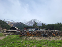 Горный лагерь в Чегемском ущелье (Кабардино-Балкария)