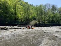 Сплав на катамаранах по горной реке Арагви