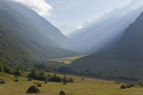 Горный лагерь в Безенги