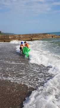 Семейный лагерь на море в Абхазии