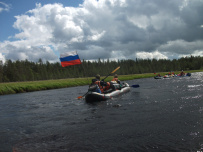 Сплав по реке Суна на байдарках