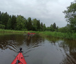 Истринское водохранилище на одноместных морских каяках