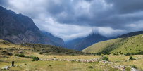 Горный лагерь в Чегемском ущелье (Кабардино-Балкария)