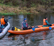 Однодневный зимний поход на байдарках по реке Истра
