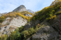 Горный лагерь в Цейском ущелье (Северная Осетия)