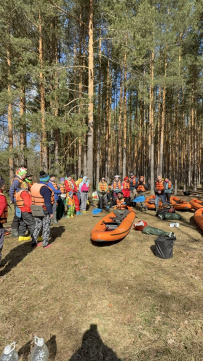 Сплав по реке Поля «Cквозь лес на байдарках»