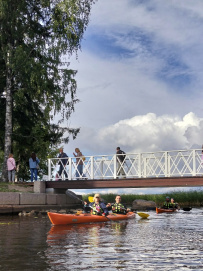 Прогулка вокруг парка Монрепо на каяках (байдарках)