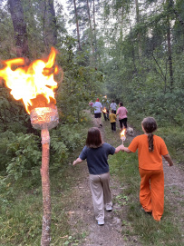 Детский поход «Посвящение в туристы»