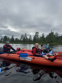 Сплав по реке Суна на байдарках