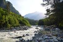 Горный лагерь в Цейском ущелье (Северная Осетия)