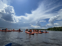 Поход на байдарках по Московскому морю