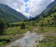 Горный лагерь в Чегемском ущелье (Кабардино-Балкария)