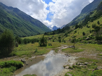 Горный лагерь в Чегемском ущелье (Кабардино-Балкария)