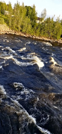 Тренировка на байдарках на пороге в пос. Лосево [Ленобласть]