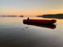 Поход по Карельскому берегу Белого моря на моторном катамаране (лодке)