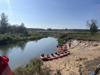 Сплав по реке Киржач на байдарках с баней на берегу